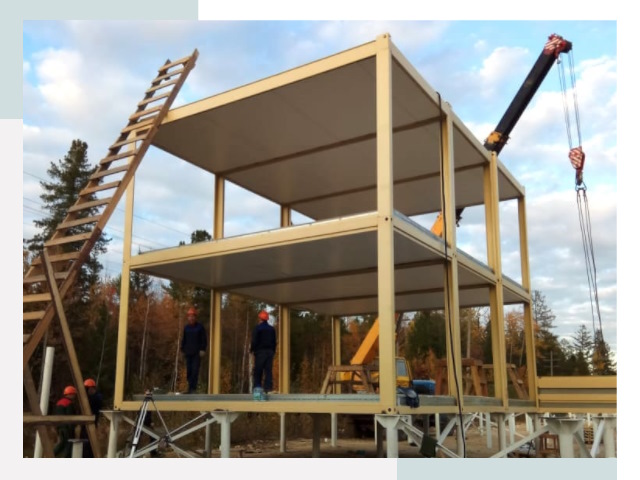 Строительство модульных здания Долгопрудный