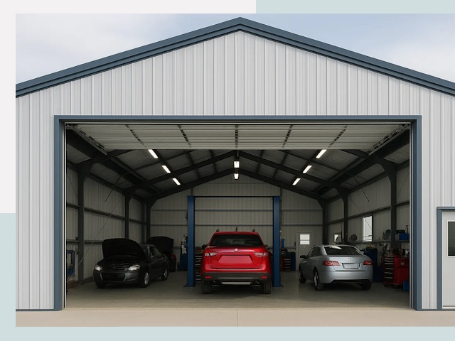 Ангары из сэндвич панелей от 609 руб. в Долгопрудный