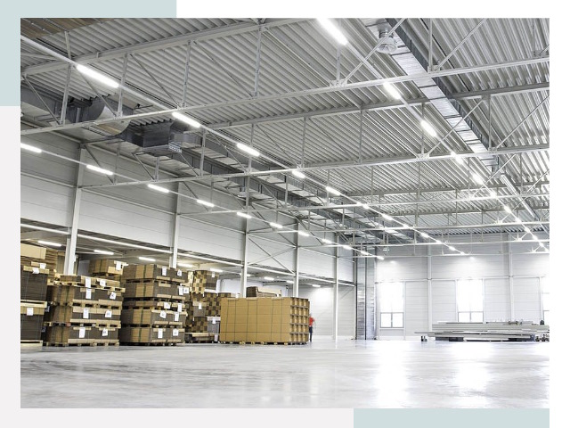 Освещение ангаров в Долгопрудном