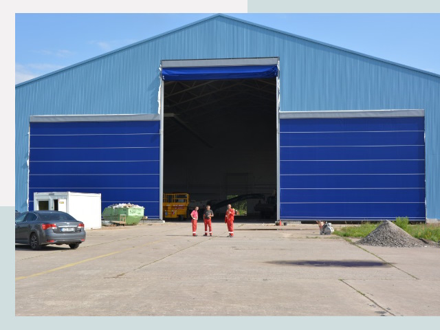 Ангарные ворота в Долгопрудный от СтальСтрой-Длг по цене 609 руб.