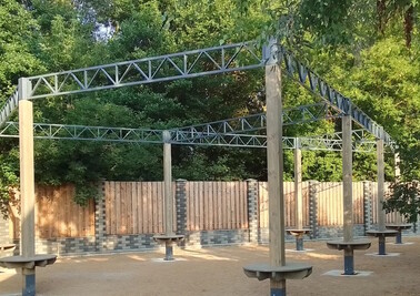 Терраса из металлоконструкций под ключ, проектирование, изготовление и монтаж от СтальСтрой-Длг